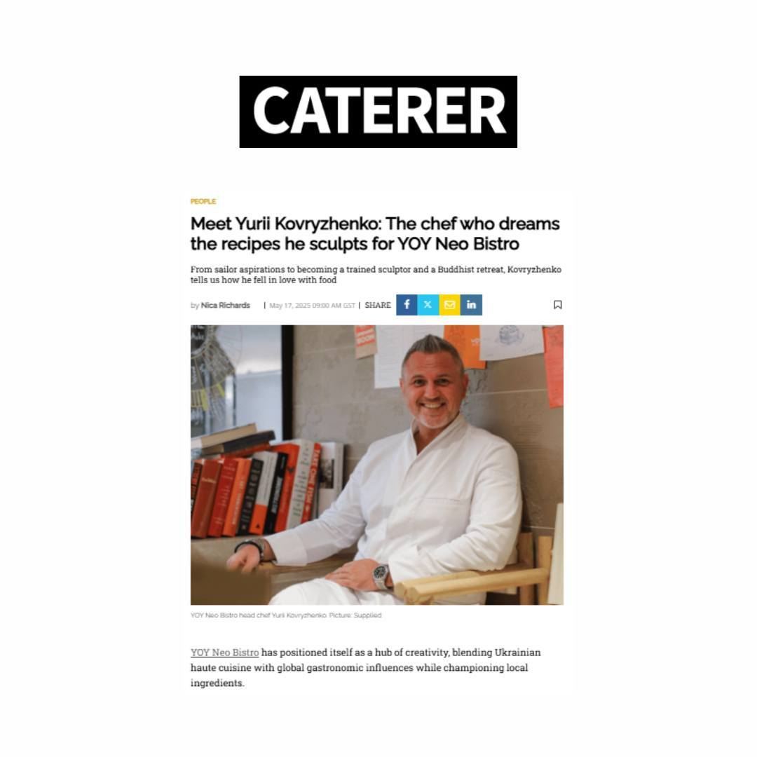 Thank you for this lovely piece of editorial @catererme